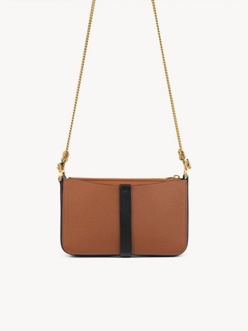 Chloe Marcie Pouch On Chain Mini Taschen Braun | CHE-SR13703