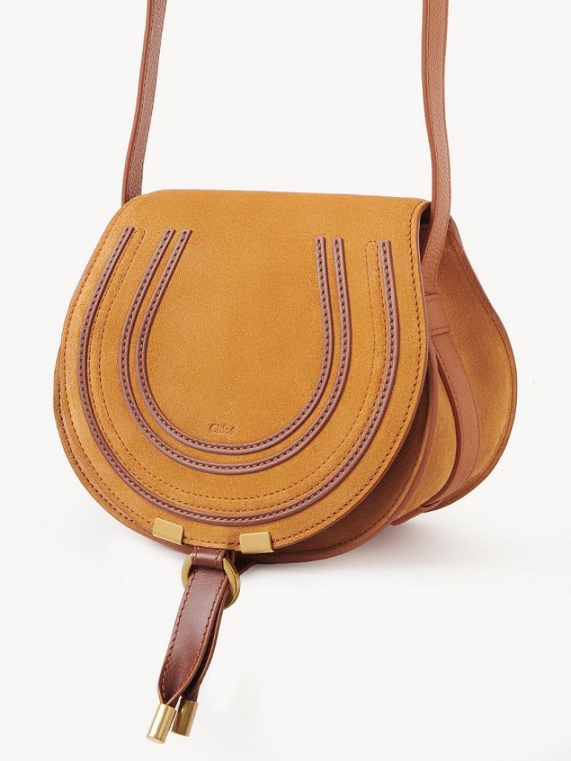 Chloe Marcie Small Crossbody Taschen Orange | CHE-SR13483