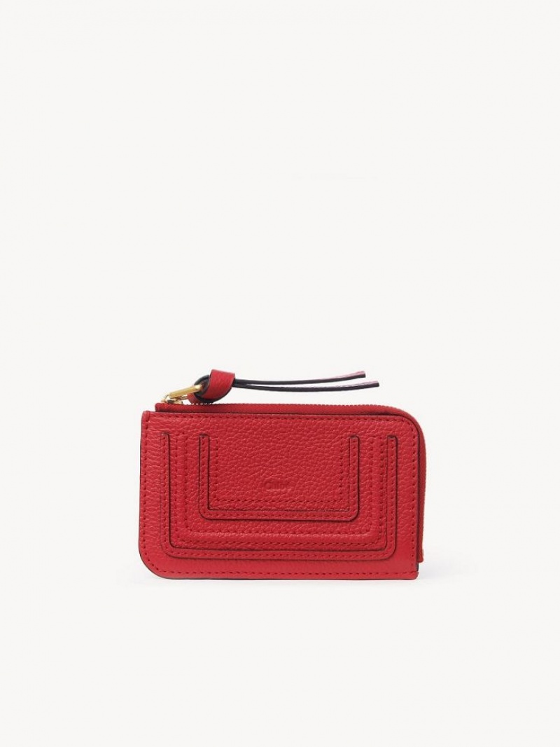 Chloe Marcie Small Münzgeldbörsen Rot | CHE-SR14316