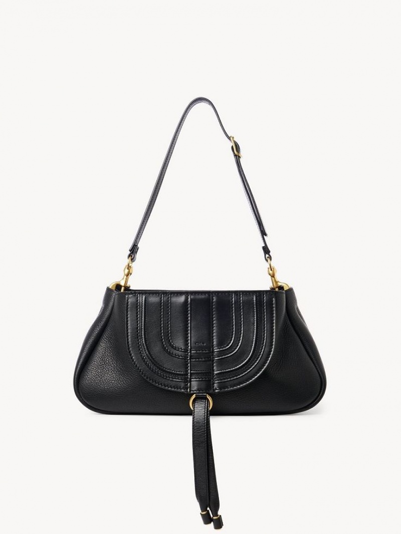 Chloe Marcie Unterarmtasche Schwarz | CHE-SR13760