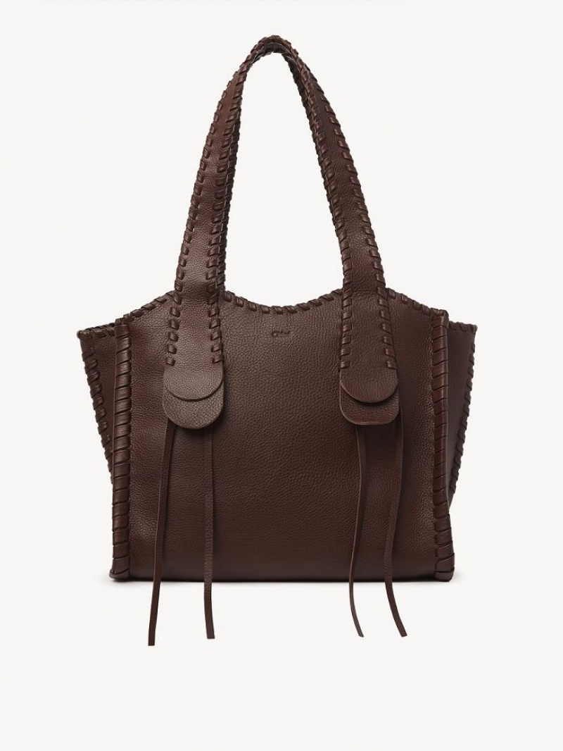 Chloe Medium Mony Tragetaschen Schokolade | CHE-SR13380