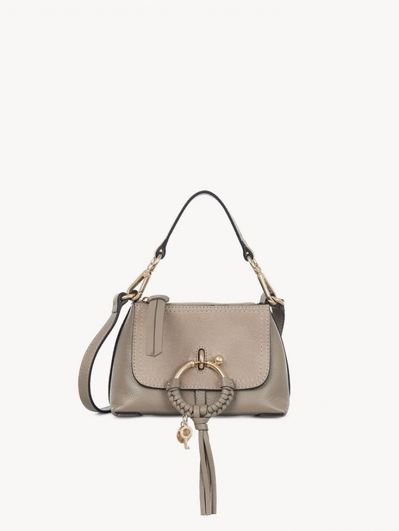 Chloe Mini Joan Schultertaschen Grau | CHE-SR14664