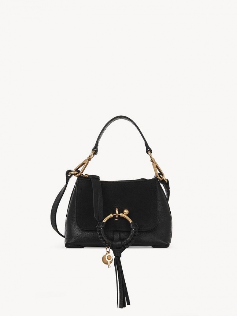 Chloe Mini Joan Schultertaschen Schwarz | CHE-SR14688