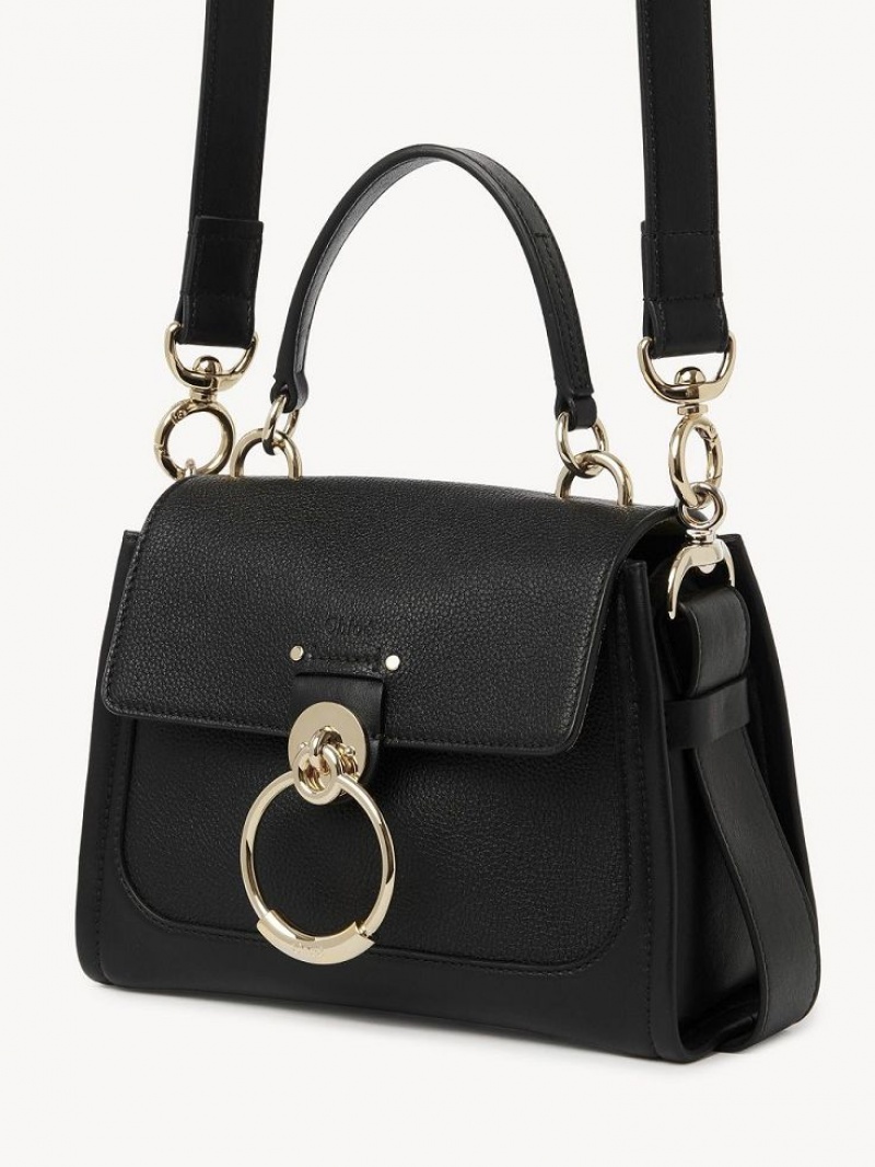 Chloe Mini Tess Day Crossbody Taschen Schwarz | CHE-SR13501