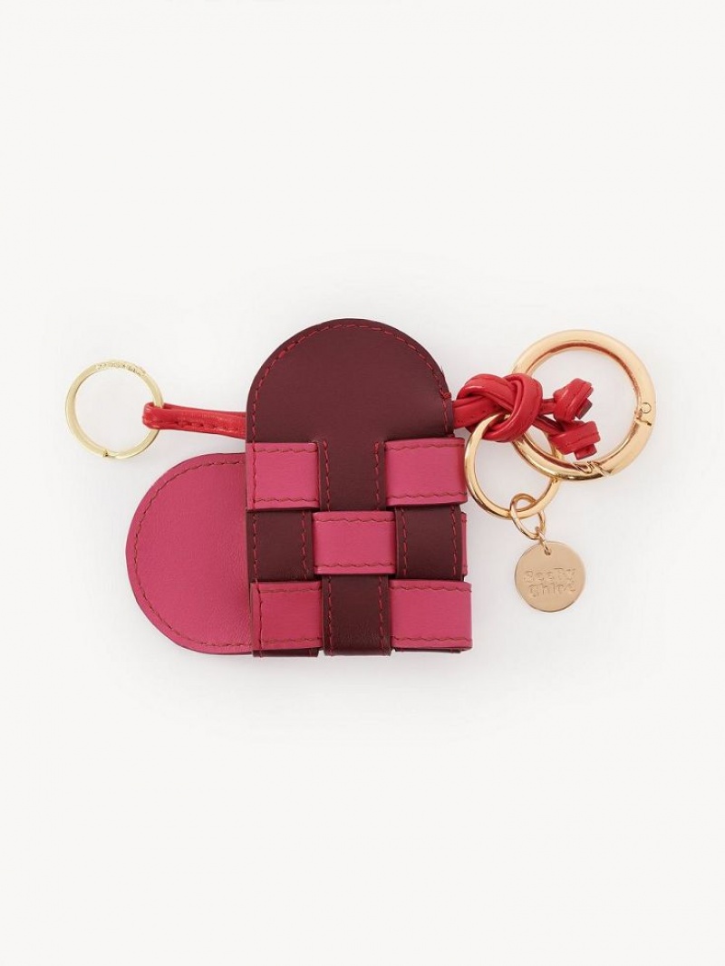 Chloe My Sbc Woven Heart Kette Rot | CHE-SR14942