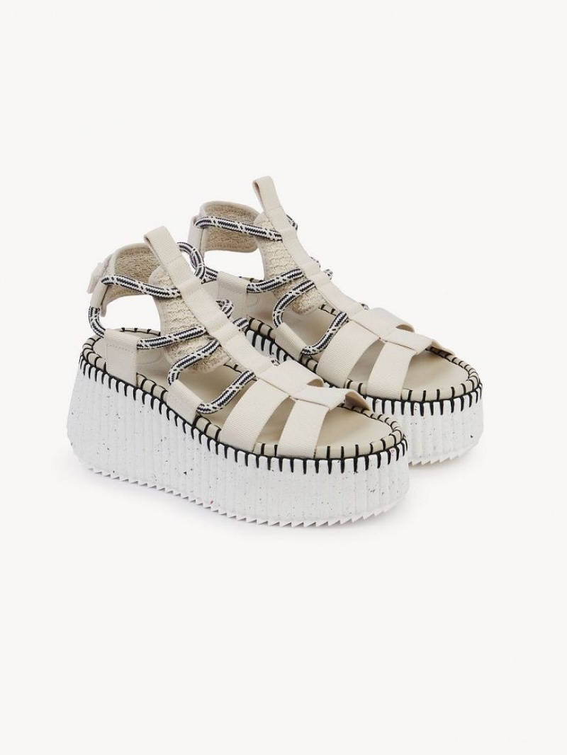 Chloe Nama Sandalen Grau | CHE-SR14147