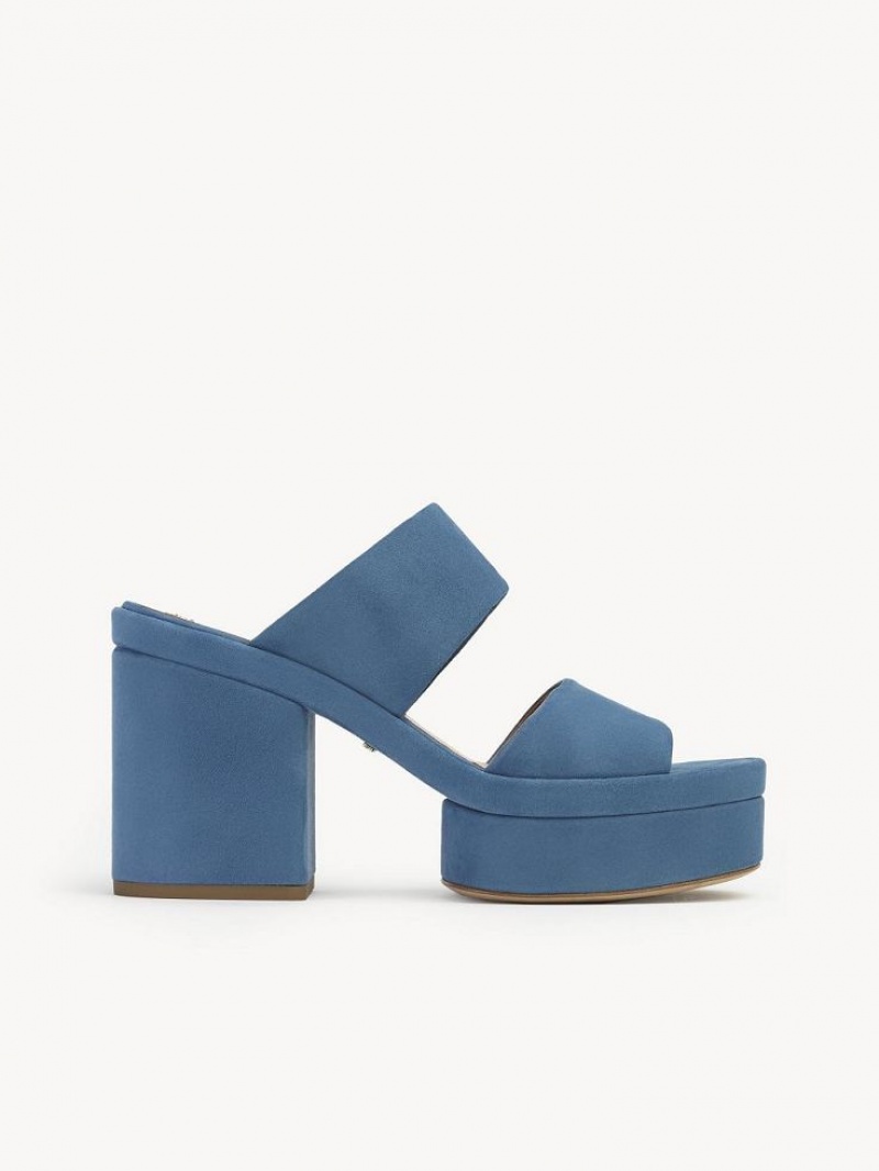 Chloe Odina High-heel Sandalen Tiefesblau | CHE-SR14166