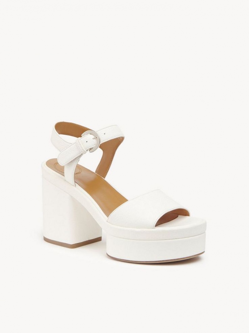 Chloe Odina High-heel Sandalen Weiß | CHE-SR14184