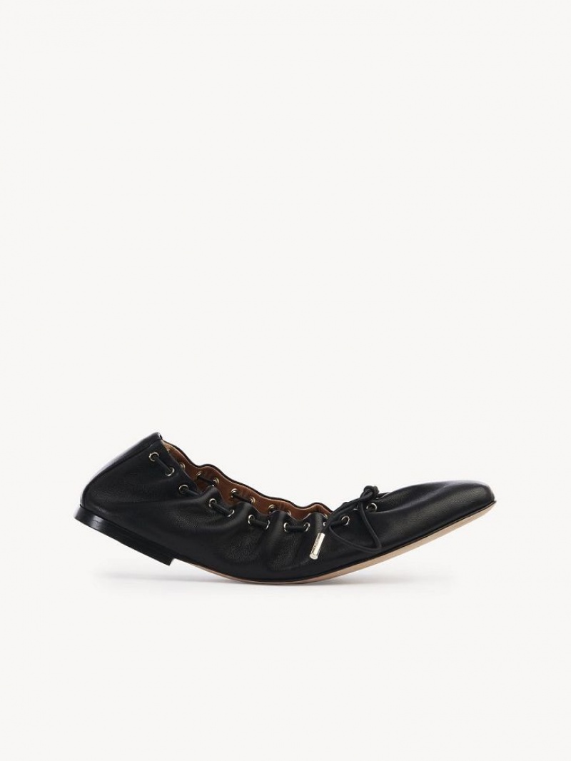 Chloe Oracia Ballet Flat Schwarz | CHE-SR14261