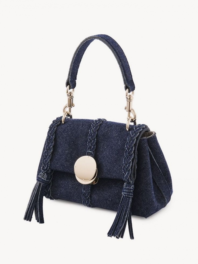 Chloe Penelope Soft Shoulder Mini Taschen Blau | CHE-SR13705