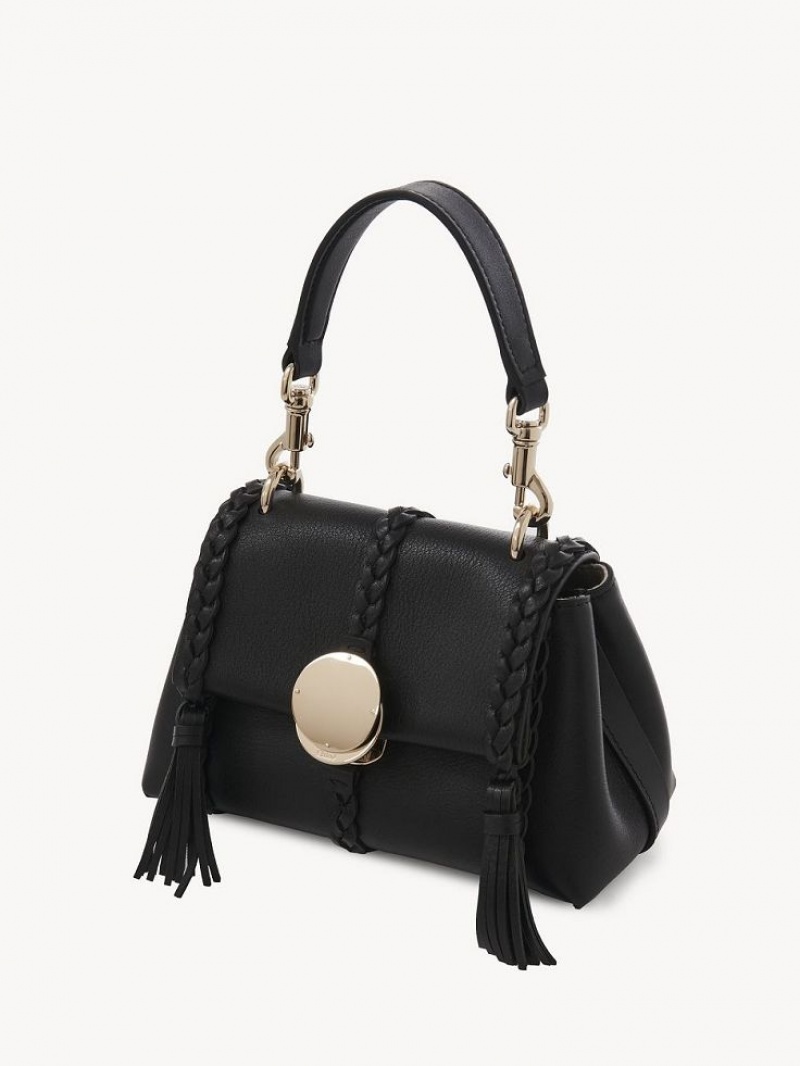 Chloe Penelope Soft Shoulder Mini Taschen Schwarz | CHE-SR13706