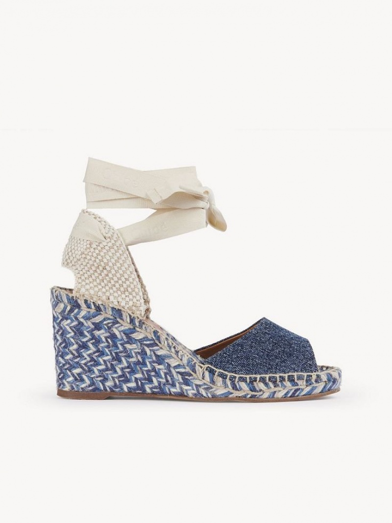 Chloe Piia Espadrilles Blau | CHE-SR14150