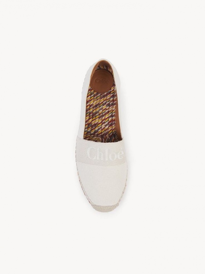 Chloe Piia Flache Espadrilles Grau | CHE-SR14154