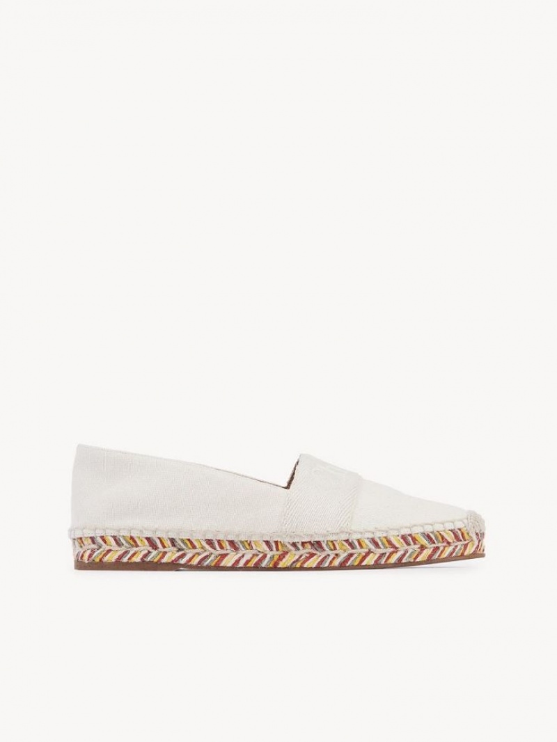 Chloe Piia Flache Espadrilles Grau | CHE-SR14154