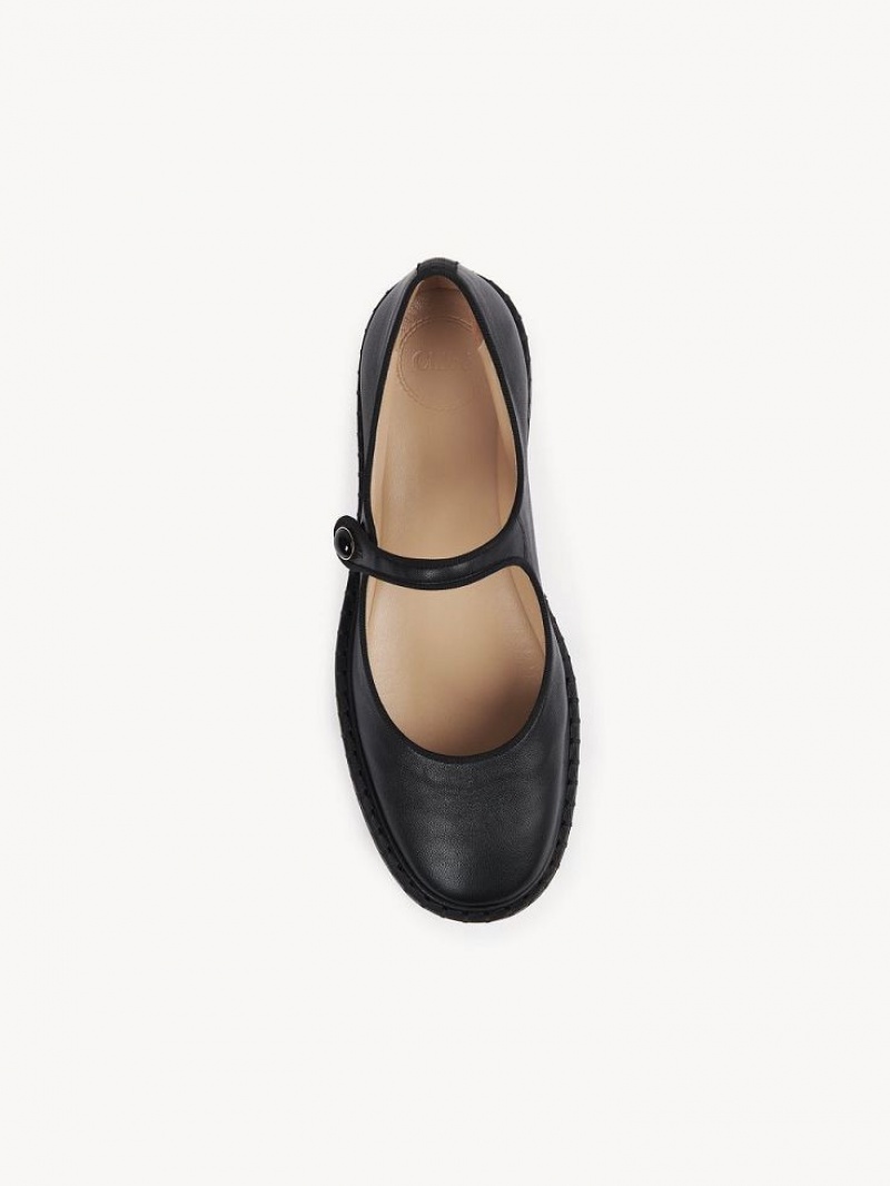 Chloe Rubie Ballet Flat Schwarz | CHE-SR14260