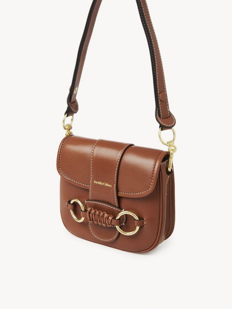 Chloe Saddie Satchel Schultertaschen Braun | CHE-SR14667