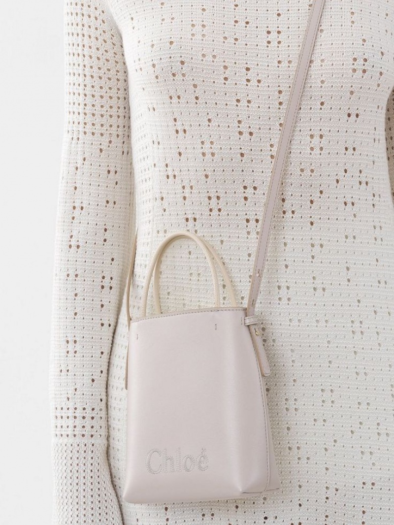 Chloe Sense Micro Crossbody Taschen Grau | CHE-SR13581