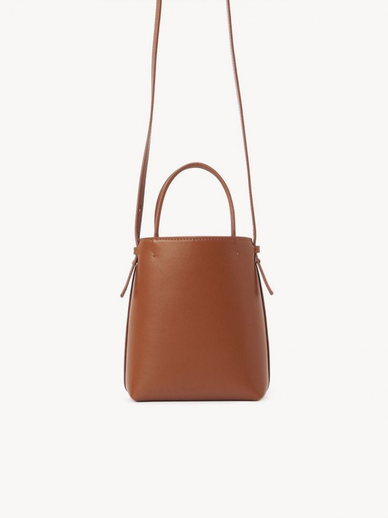 Chloe Sense Micro Schultertaschen Braun | CHE-SR13406