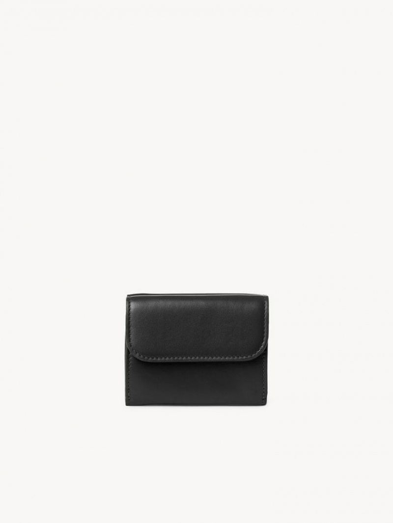 Chloe Sense Mini Tri-fold Kleine Geldbörse Schwarz | CHE-SR14277