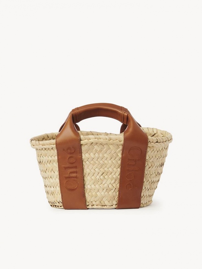 Chloe Sense Small Basket Schultertaschen Braun | CHE-SR13403