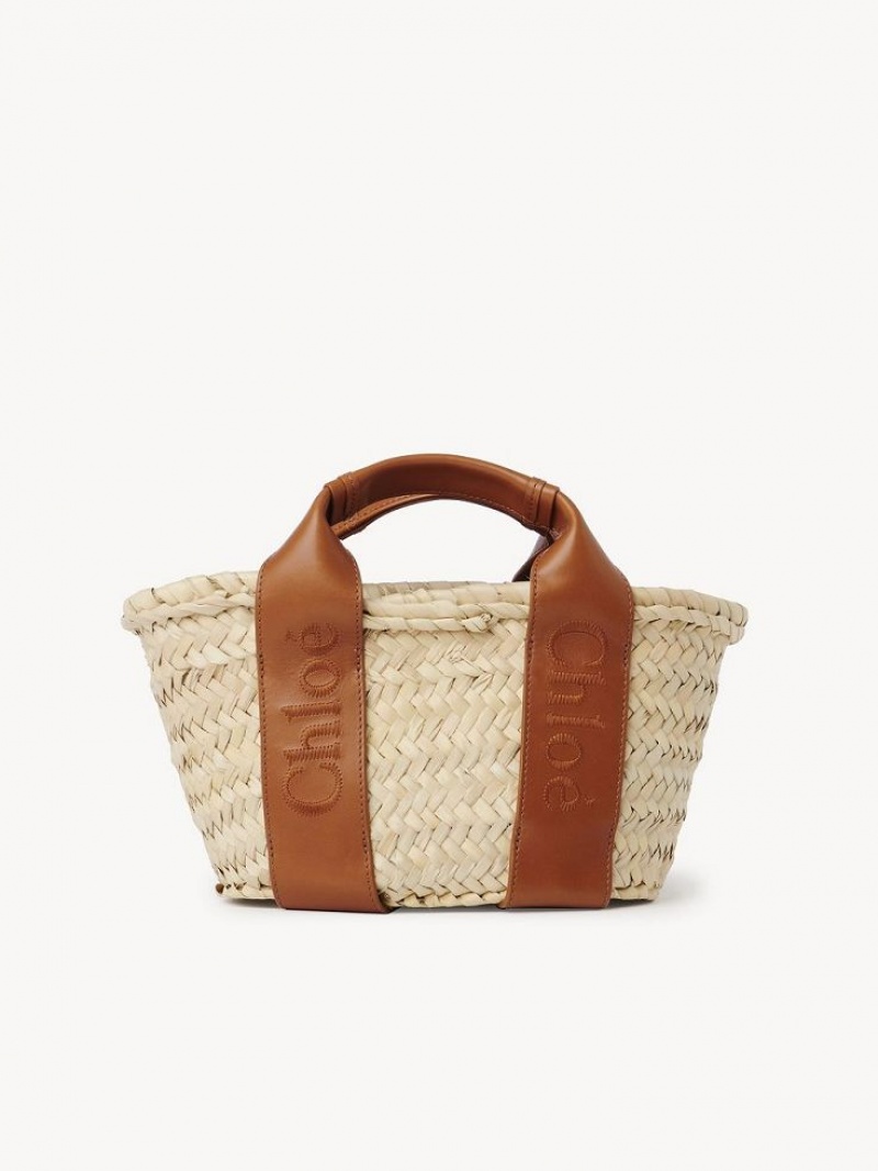 Chloe Sense Small Basket Schultertaschen Braun | CHE-SR13403