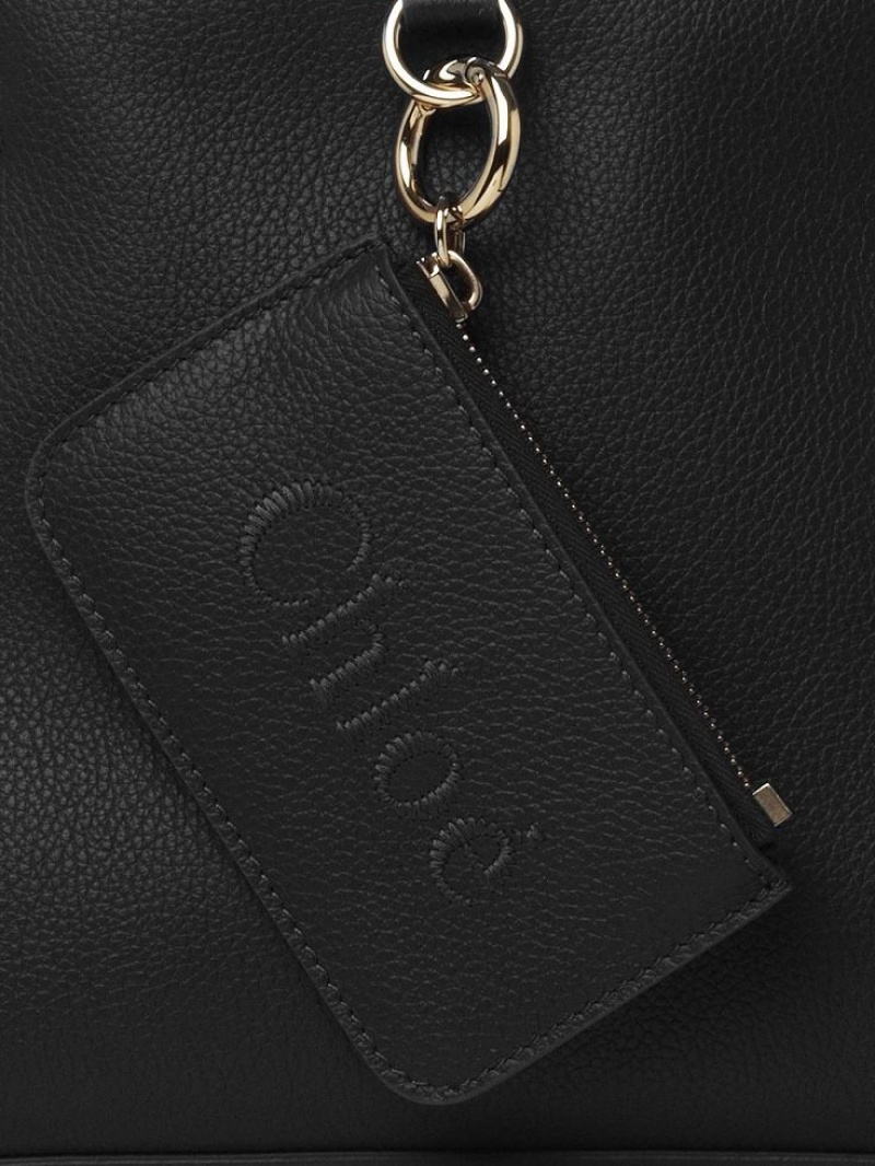 Chloe Sense Small East-west Schultertaschen Schwarz | CHE-SR13420