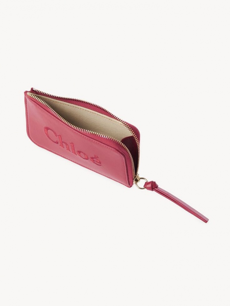 Chloe Sense Small Münzgeldbörsen Rosa | CHE-SR14320