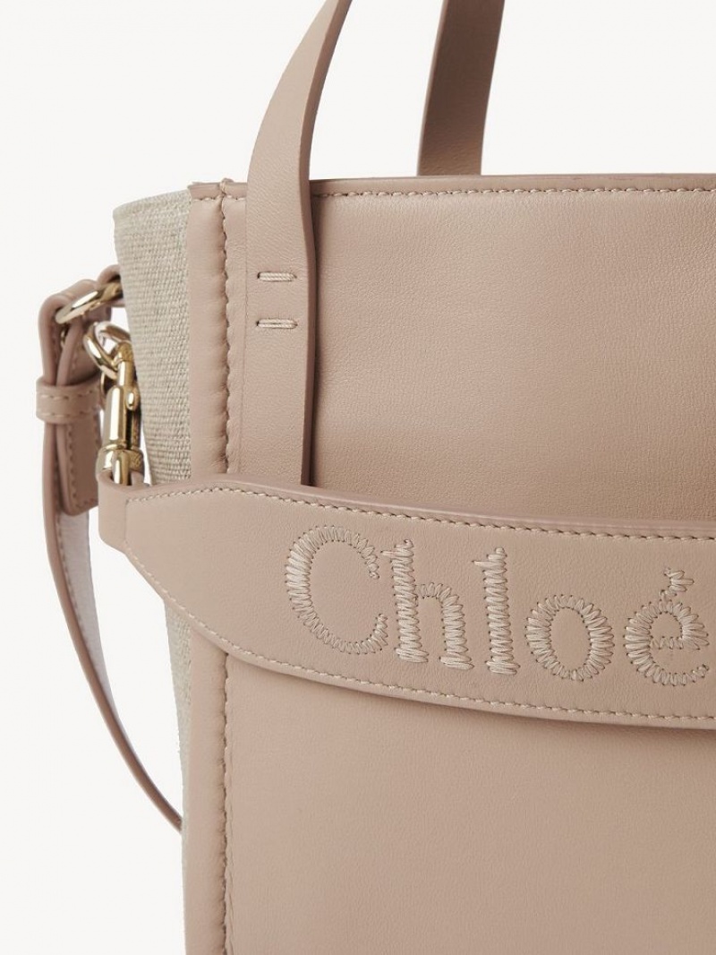 Chloe Sense Small Schultertaschen Beige | CHE-SR13418