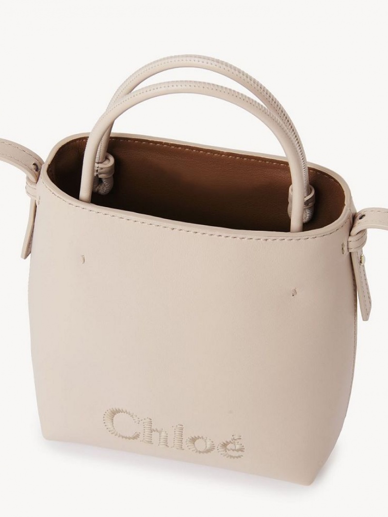 Chloe Sense Tote Mini Taschen Rosa | CHE-SR13719