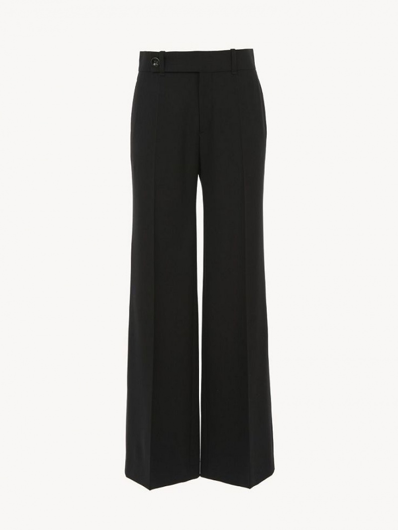 Chloe Signature Flared Hose Schwarz | CHE-SR13968