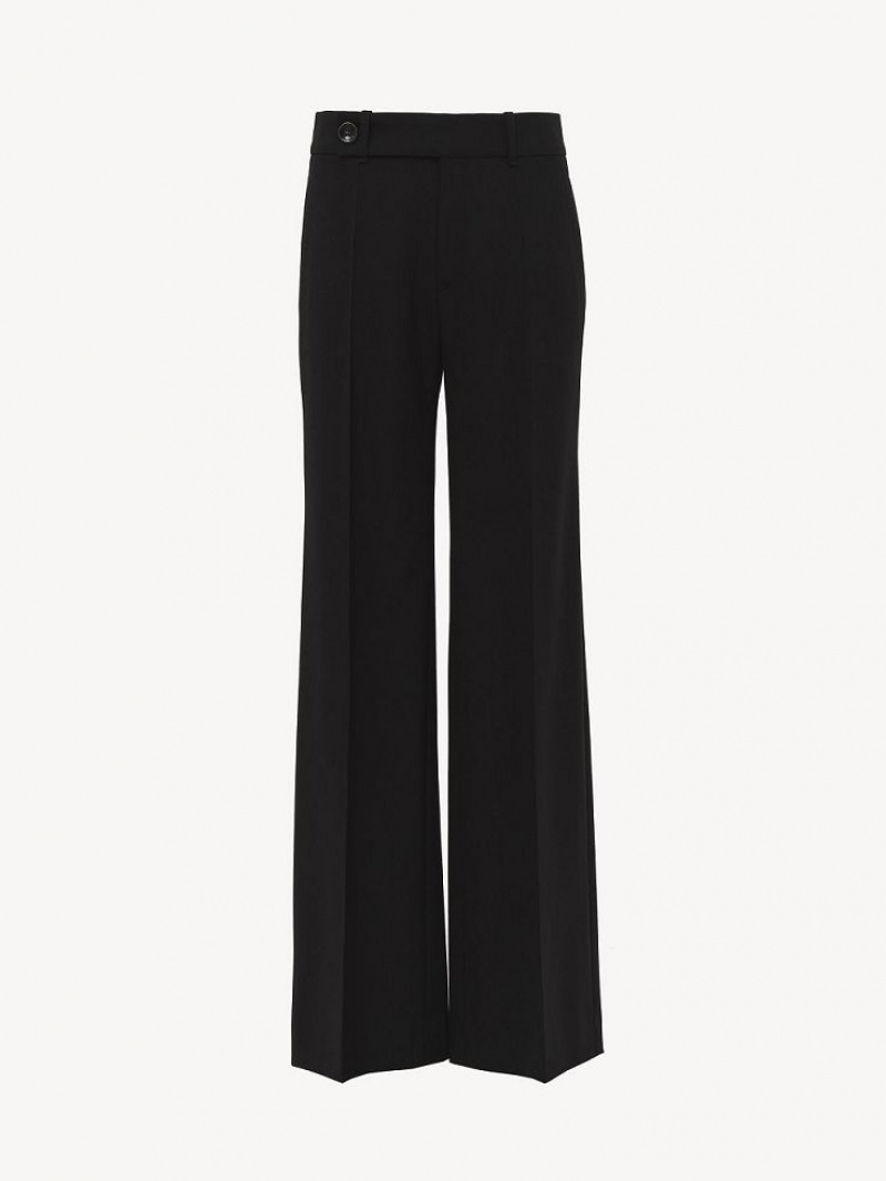 Chloe Signature Gerade Hose Schwarz | CHE-SR13999