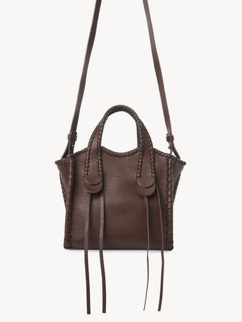 Chloe Small Mony Tragetaschen Schokolade | CHE-SR13379