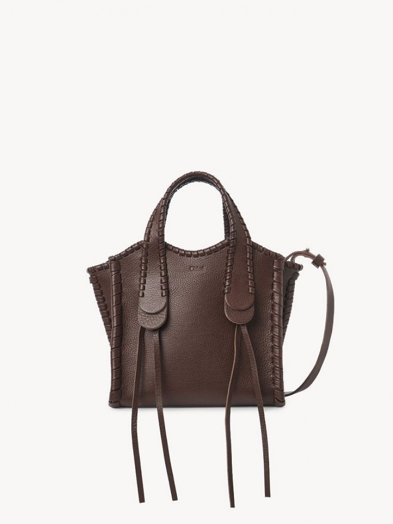 Chloe Small Mony Tragetaschen Schokolade | CHE-SR13379