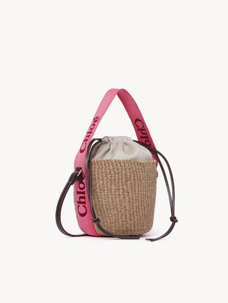 Chloe Small Woody Baskets Rosa Rot | CHE-SR13652