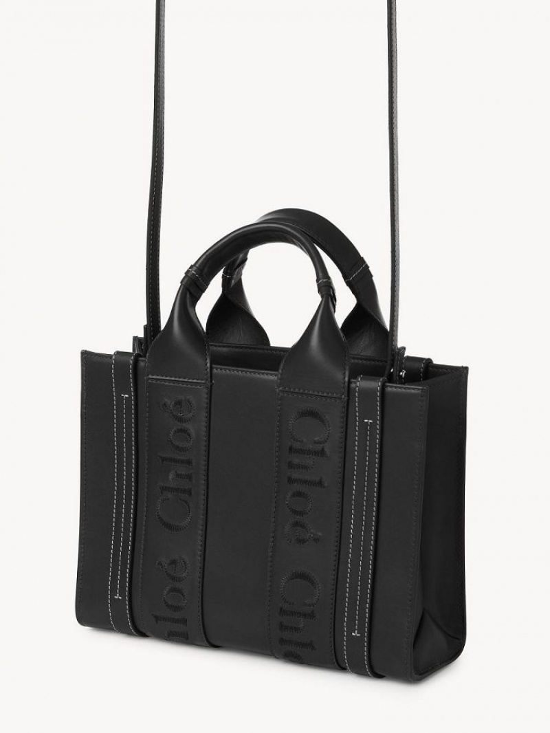 Chloe Small Woody Tragetaschen Schwarz | CHE-SR13351