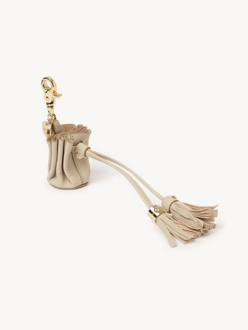 Chloe Vicki Nano Kette Beige | CHE-SR14935