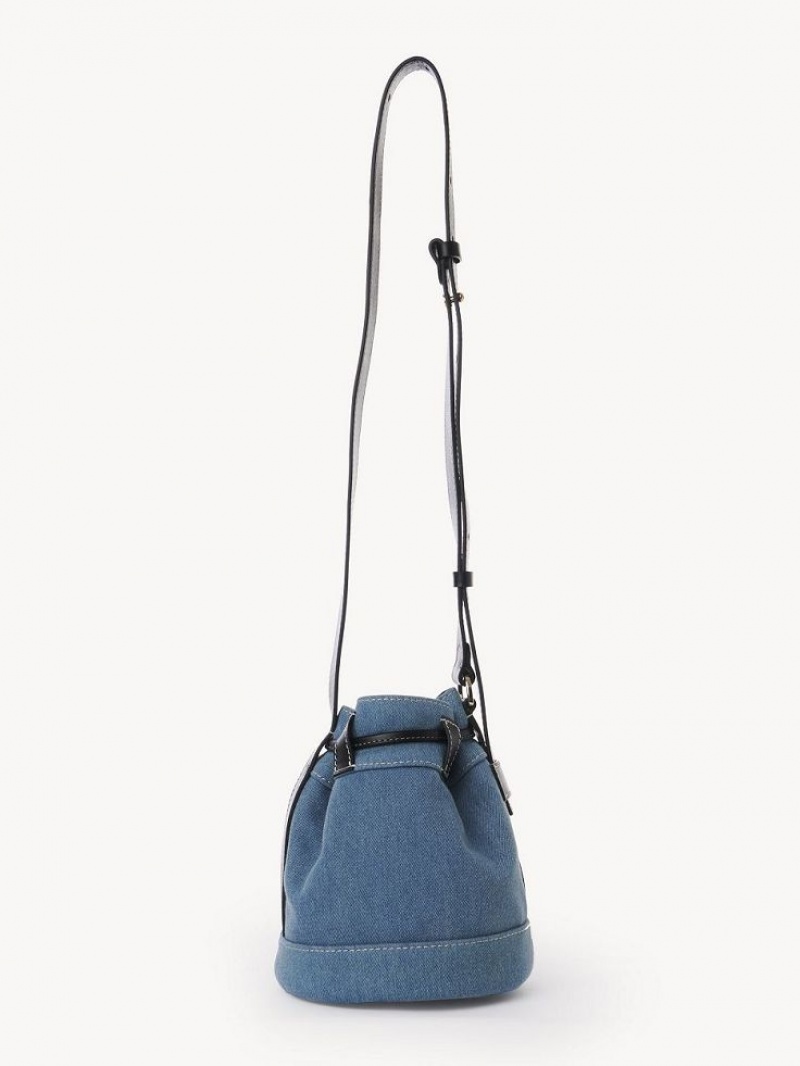 Chloe Vicki Small Bucket Mini Taschen Blau | CHE-SR14748