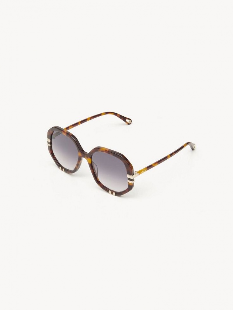 Chloe West Small Sonnenbrille Blau | CHE-SR14517