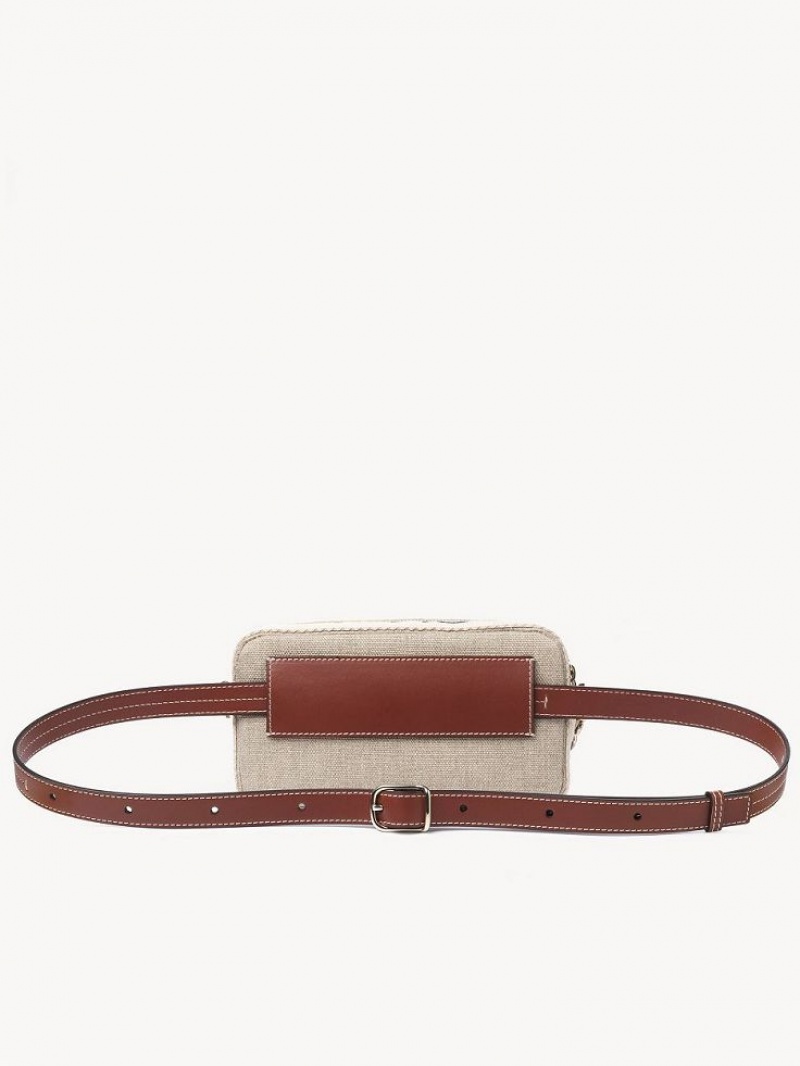 Chloe Woody Belt Crossbody Taschen Braun | CHE-SR13607