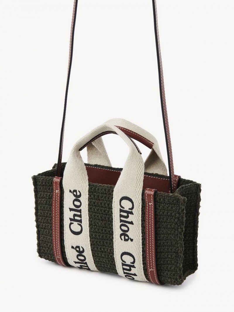 Chloe Woody Tote 2 Mini Taschen Grau | CHE-SR13731