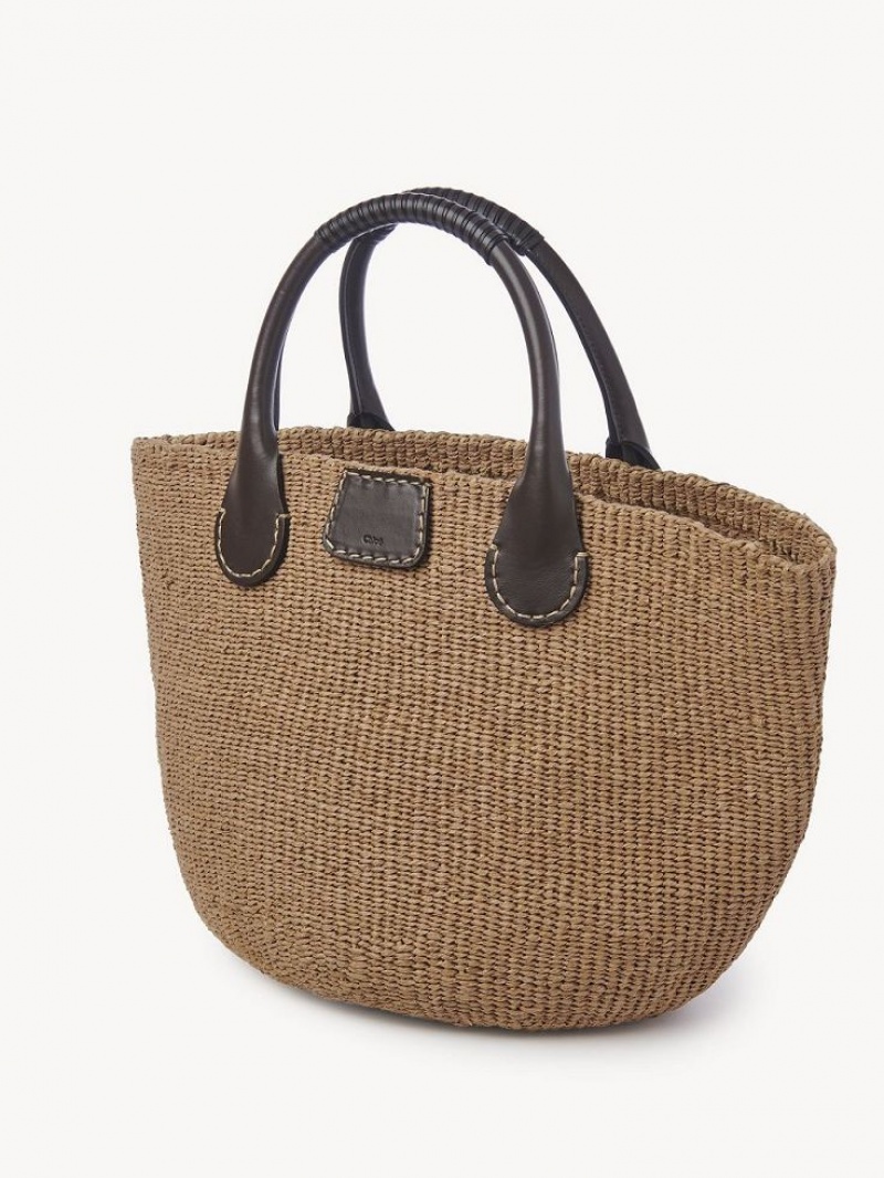 Chloe X Eres Palma Large Baskets Braun | CHE-SR13640