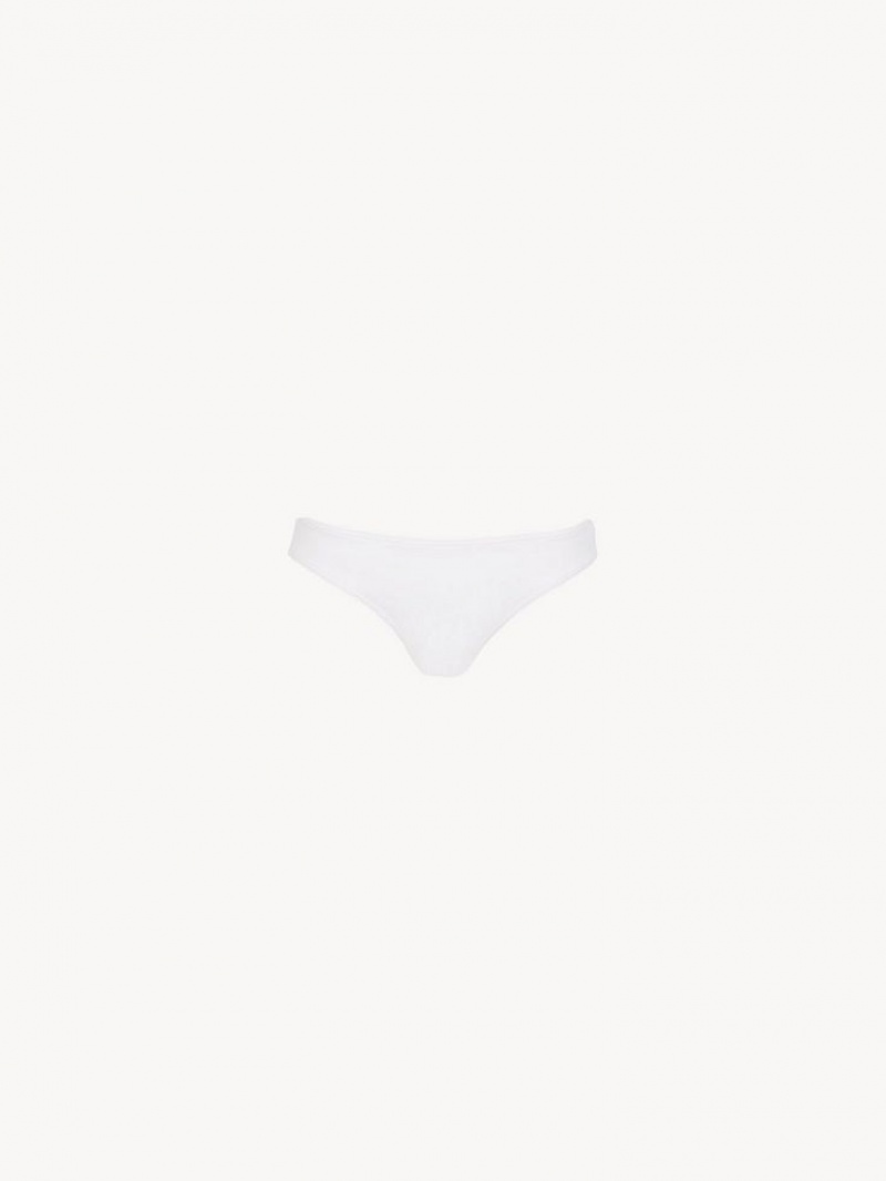 Chloe X Eres Paraguay Bikini Bottom Strandkleidung Weiß | CHE-SR14126