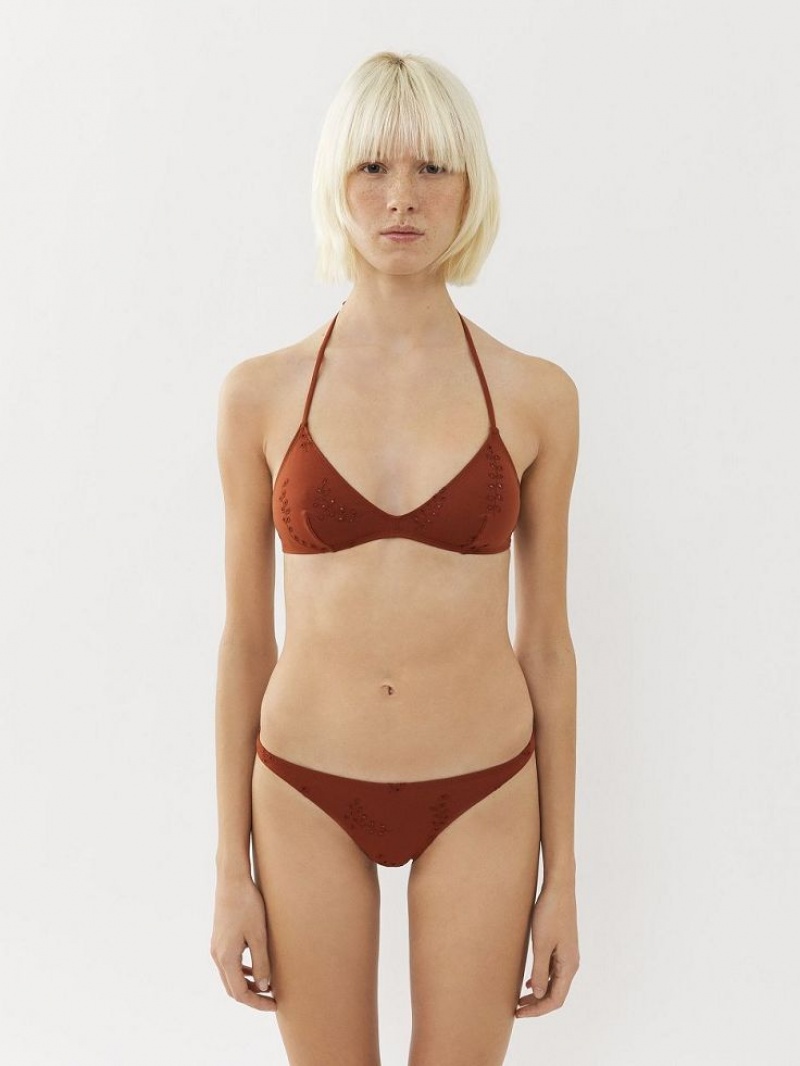 Chloe X Eres Peru Bikini Bottom Strandkleidung Rot | CHE-SR14129