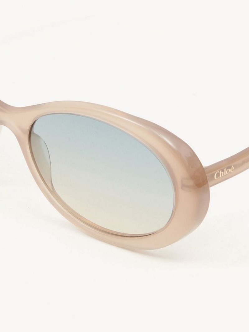 Chloe Zelie Sonnenbrille Braun Beige | CHE-SR14553